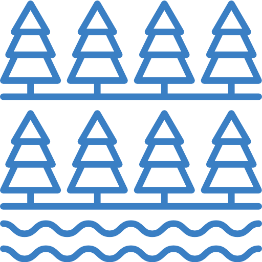 Forest Icon Blue